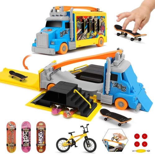 Finger skateboard park set - skateboard,