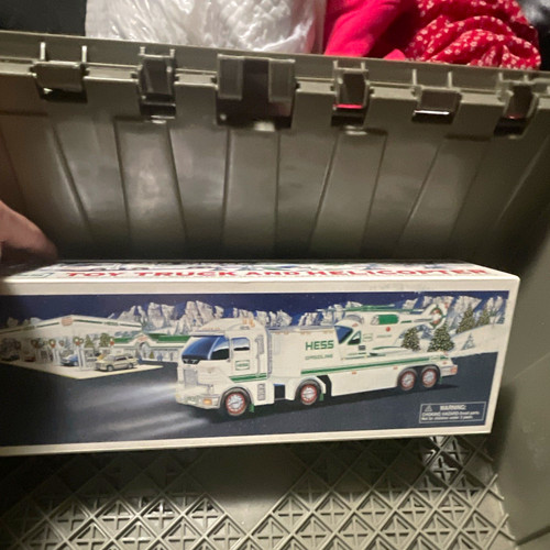 Hess toy truck helicopter - hess, &