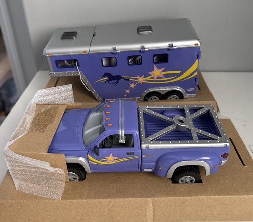 Vtg breyer truck trailer - ,