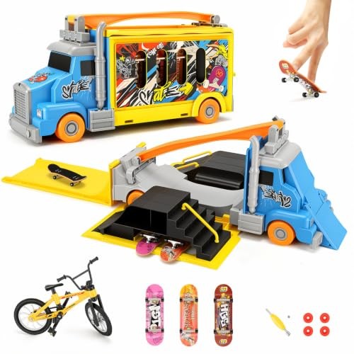 Finger skateboard ramp set 2 - skateboard, set,